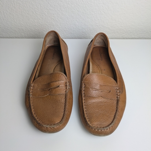 G.H. Bass & Co. Missy Leather Penny Loafers Size 7.5 Tan Preppy Work - Picture 2 of 10
